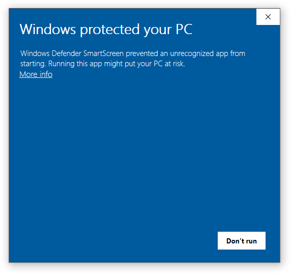 Windows Defender SmartScreen